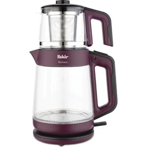 Bestea 1900 W Cam Çay Makinesi Violet Siyah