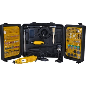 Staxx Power Germany 405 Parça Devir Ayarlı Gravür Oyma Makinesi Dremel Taşlama Zımpara Kesme Seti SFC405A 450W