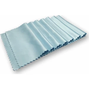 Mikrofiber Gözlük Temizleme Bezi Açık Mavi 100 Adet