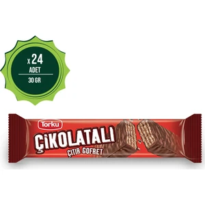 Çikolatalı Gofret 30 Gr X24