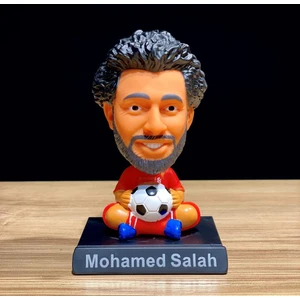 Kasaba Dükkan Mohamed Salah Sallanan Kafa Futbolcu Figür Biblo