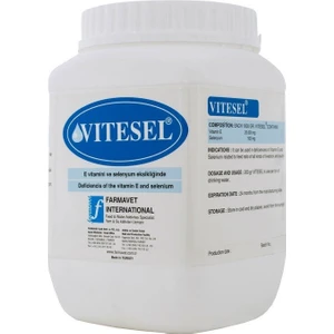 Vitesel Toz  E Vitamini ve Selenyum Takviyesi 1 kg