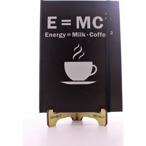 Deco Elit Lastikli Çizgisiz Sert Kapak Emc2 Defter