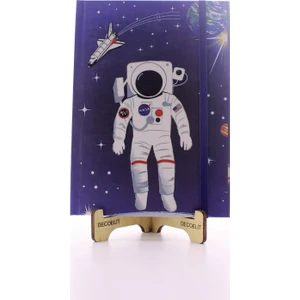 Deco Elit Lastikli Çizgisiz Sert Kapak Nasa Defter