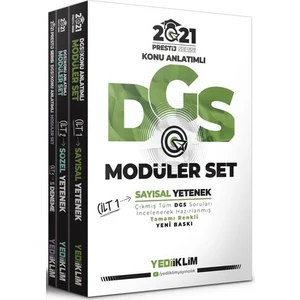 Yediiklim Yayınları 2021 Prestij Serisi ALES Konu Anlatımlı Modüler Set Tamamı Renkli-3 Cilt