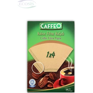 Kahve Filtre Kağıdı 1x4 80 Yaprak