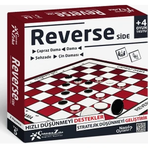 Çekirdek Zeka Reversi Side Ahşap Reverse 4 Oyun 1 Kutu