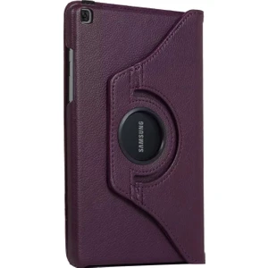 wowacs Samsung Galaxy Tab A7 SM-T500 Kılıf Dönerli Standlı Suni Deri Kapaklı Kılıf