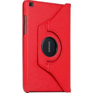wowacs Samsung Galaxy Tab A7 SM-T500 Kılıf Dönerli Standlı Suni Deri Kapaklı Kılıf