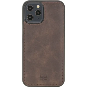 Fxc Deri Telefon Kılıfı iPhone 12 Pro Max TN03 Kahve