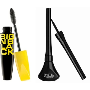Siyah Big N Black Maskara 12 ml + Pastel Waterproof Dipliner 5 ml