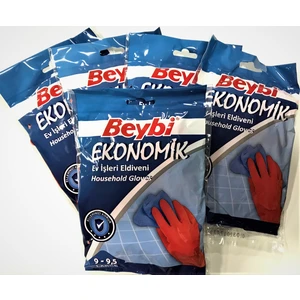 Ekonomik Bulaşık Eldiveni No:9-9,5   5 Çift