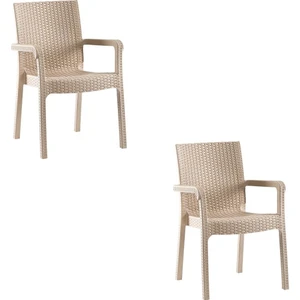 Markiz 2'li Rattan Koltuk Cappuchino | 2'li Set