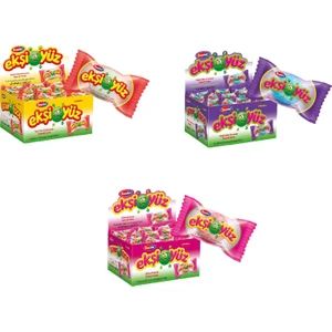 Ekşiyüz Sakız 3'lü Set 1050 gr ( Tutti Frutti - Böğürtlen - Çilek )