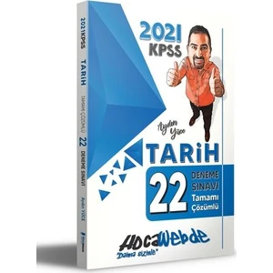 Hocawebde Yayınları KPSS 2021 Tarih Tamamı Çözümlü 22 Deneme