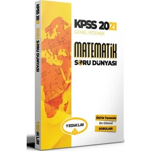 Yediiklim Yayınları 2021 KPSS Genel Yetenek Matematik Soru Dünyası