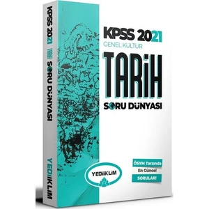 Yediiklim Yayınları 2021 KPSS Genel Kültür Tarih Soru Dünyası
