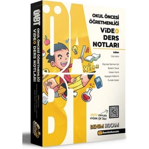 Benim Hocam Yayınları 2021 ÖABT Okul Öncesi Öğretmenliği Video Ders Notları