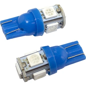 Dekoratif Led Ampul T10-2x5 SMD Led Mavi 12V/LAAM118-2-12