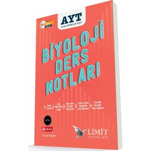 Limit Yayınları AYT Biyoloji Ders Notları - Selin Akaylmez