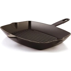 Demir Döküm Grill Tava 26*32 Siyah
