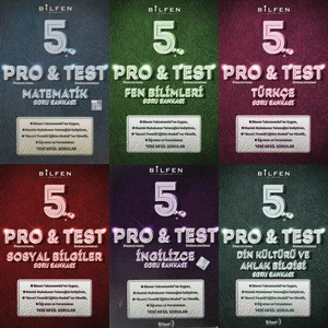 Bilfen Yayınları 5. Sınıf Pro&Test Soru Bankaları Seti Deneme Sınavı