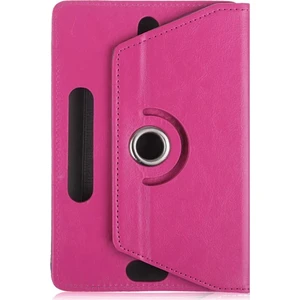 Casper Via T2 Tablet Kılıf Deri Standlı Dönerli Universal 10.1" Pembe