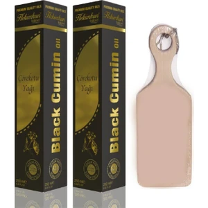 Bitkisel Çörekotu Yağı 250 ml 2 Adet Mini Kesme Tahtası Hediyeli