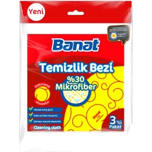 Temizlik Bezi %30 Mikrofiber Bezi 3 Lü