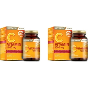 Vitamin C 1000 Mg Takviye Edici Gıda 30 Tablet x 2