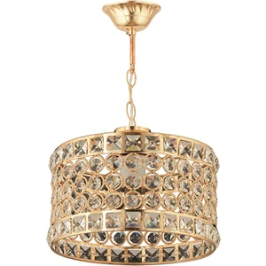AVONNI AV-65240-3S Sarı Kaplama Modern Avize E27 Metal Kristal 25cm