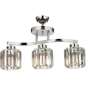 AVONNI AV-65231-3K Krom Kaplama Modern Avize E27 Metal Kristal 55x17cm