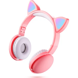 LED Kedi Rgb Renk Bluetooth 5.0 Kulaklık (Yurt Dışından)