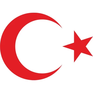 Sticker Fabrikası Türk Bayrağı Ay Yıldız 00323