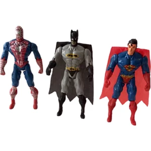 Süper Kahramanlar 3 Lü Oyuncak Figürler