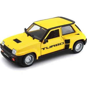 Renault 5 Turbo Sarı 1:24 Model Araba