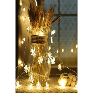 Dekoratif Kar Tanesi Model Şerit LED (10'lu)