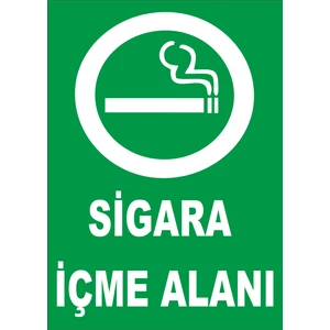 Sigara Içme Alanı Levhası
