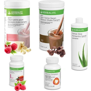 Ahududu Shake 1 - Çikolata Shake 1 - Çay Ahududu - Aloe Vera - Thermo Complete