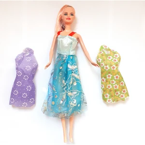 Oydaş Oyuncak Anlily Fashion Style Tarz Bebek 2 Yedek Elbiseli