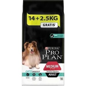 Pro Plan Adult Digestion Lamb Kuzu Etli Köpek Maması 14 + 2.5 kg