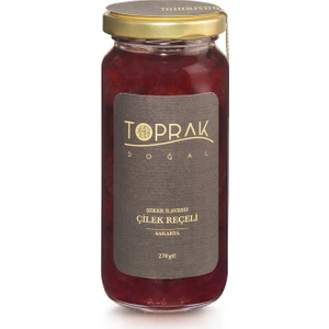 Toprak Doğal Çilek Reçeli 270 gr Şeker Ilavesiz