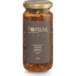 Toprak Doğal Incir Reçeli 270 gr Şeker Ilavesiz