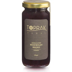 Toprak Doğal Böğürtlen Reçeli 270 G Sakarya - Şekersiz Böğürtlen Reçeli -  Katkısız Koruyucusuz Reçel