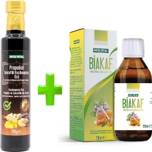 Aksu Vital Baharat Noktası Propolisli Zencefilli Keçiboynuzu Özü ve Biakaf Kekik Suyu