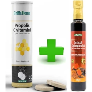 Aksu Vital  Zerdeçallı Keçiboynuzu Özü ve Propolisli C Vitamini
