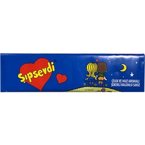 Şıpsevdi Stick Muz Çilek Aromalı Sakız 25 gr