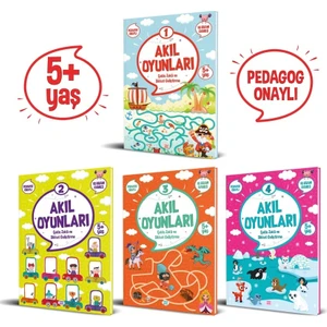Akıl Oyunları Serisi (5+ Yaş) (4 Kitap Takım)