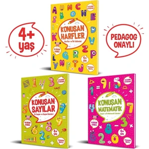Konuşan Etkinlikler Serisi (4+ Yaş) (3 Kitap Takım)