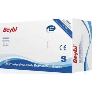 Nitril Muayene Mavi Pudrasız